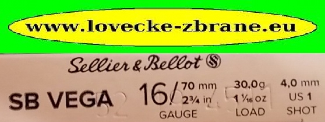 Obrázek pro Brokový náboj S&B 16/70/4mm-30g Vega