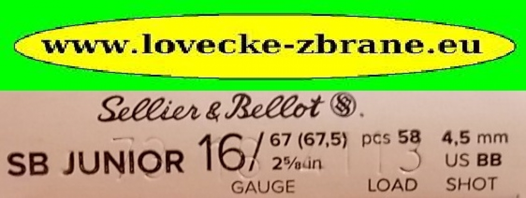 Obrázek pro Brokový náboj S&B16/67,5/4,5mm-32g Junior