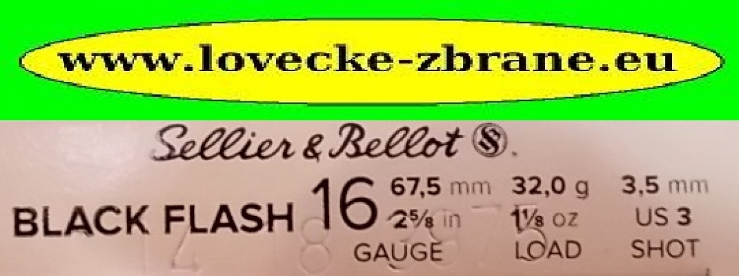 Obrázek pro Brokový nábojS&B16/67,5/3,5mm-32gB.F.