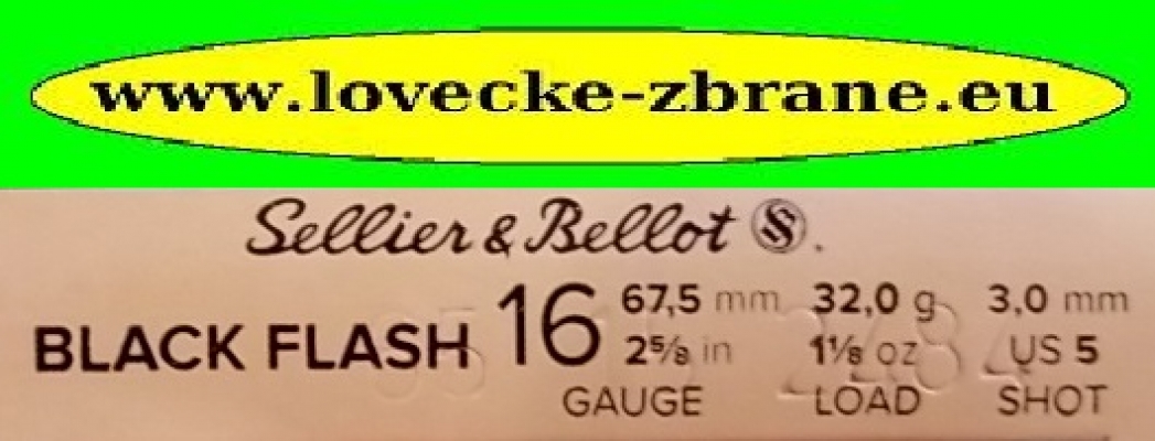 Obrázek pro Brokový nábojS&B16/67,5/3mm-32gBl.Fl.