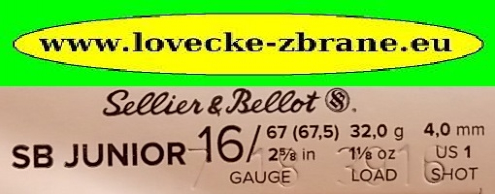 Obrázek pro Brokový nábojS&B16/67,5/4mm-32gJunior