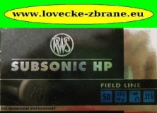 Obrázek pro Náboj 22 LR RWS 40 gr. Subsonic HP