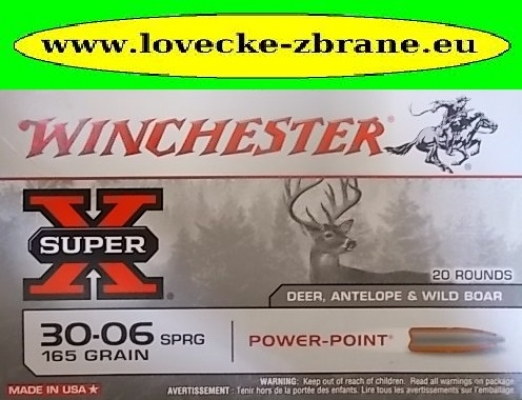 Obrázek pro Náboj 30-06 Springfield POWER-POINT X Super 165gr Winchester