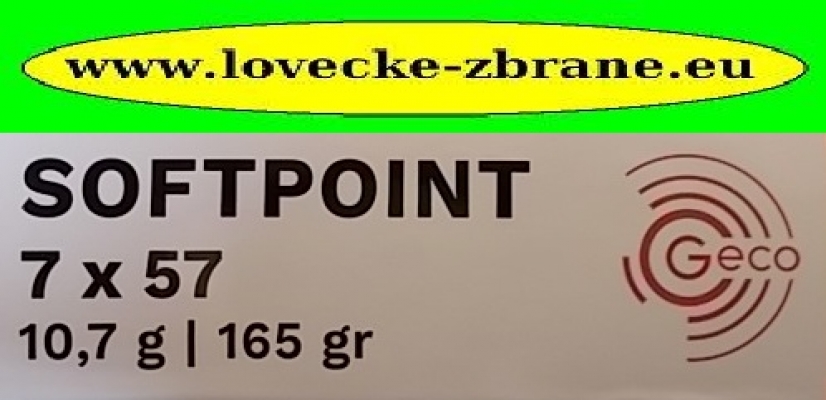 Obrázek pro Náboj 7x57 SP GECO poloplášť 10,7 g