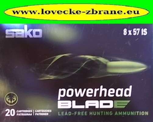 Obrázek pro Náboj 8x57 JS Sako Powerhead Blade 11,7g.Lead-free