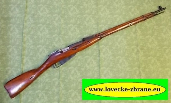 Obrázek pro Puška opakovací 7,62x54R Mosin 1891/30-sčíslovaný-velmi zachovalý-vývrt čistý+rámeček, řemen-komise