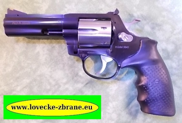 Obrázek pro Revolver Alfa 994.1- 9mm Flobert s celoocelovým černým rámem-nerez válec na 6 nábojů, hlaveň 4" - C1