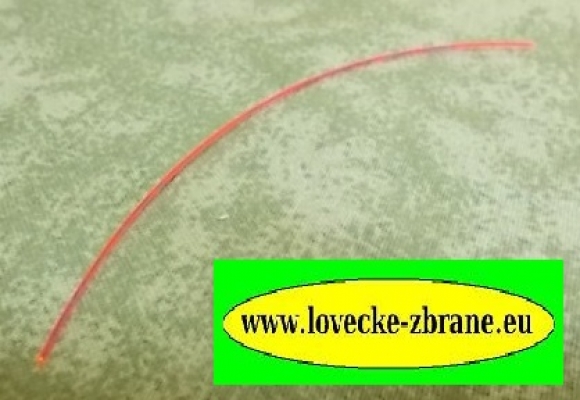 Obrázek pro Světlovodné vlákno do mířidel 0,75mm-červené-10cm (hledí, mušky)
