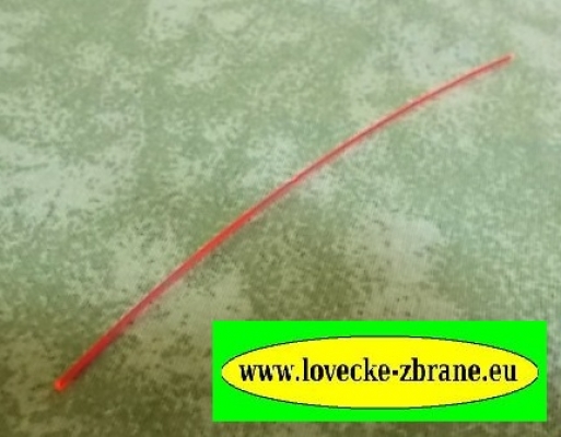Obrázek pro Světlovodné vlákno do mířidel 1mm-červené-10cm (hledí, mušky)