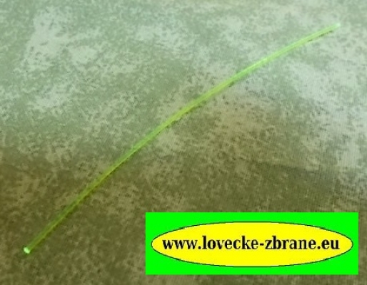 Obrázek pro Světlovodné vlákno do mířidel 1mm-zelené-10cm (hledí, mušky)